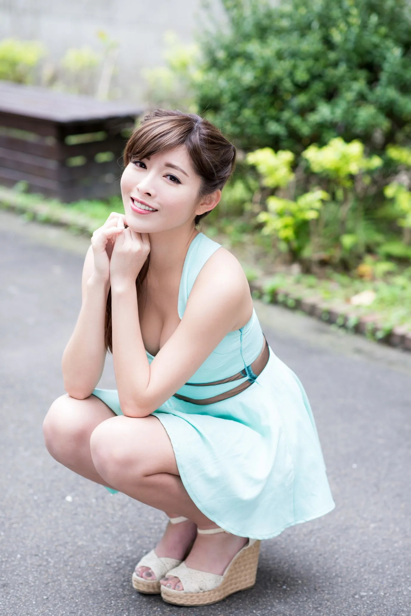 [Chương bổ sung của Beautyleg] Nữ hoàng băng giá Liao Kandi - Bộ ảnh chụp tại công viên đầu hè - 48