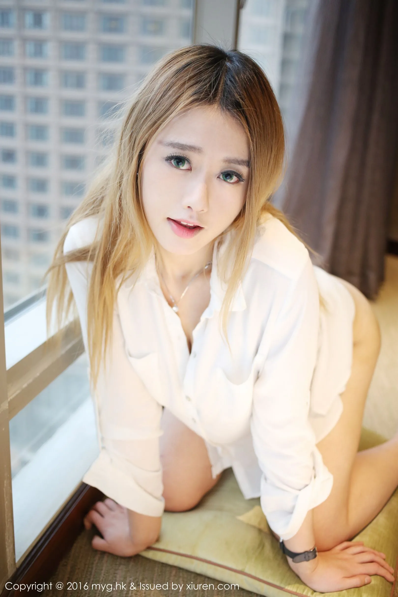 [Bộ sưu tập ảnh người đẹp MyGirl] Tập 196 Yuli Huang Jiali - Sự quyến rũ của chiếc áo sơ mi trắng cỡ lớn - 4