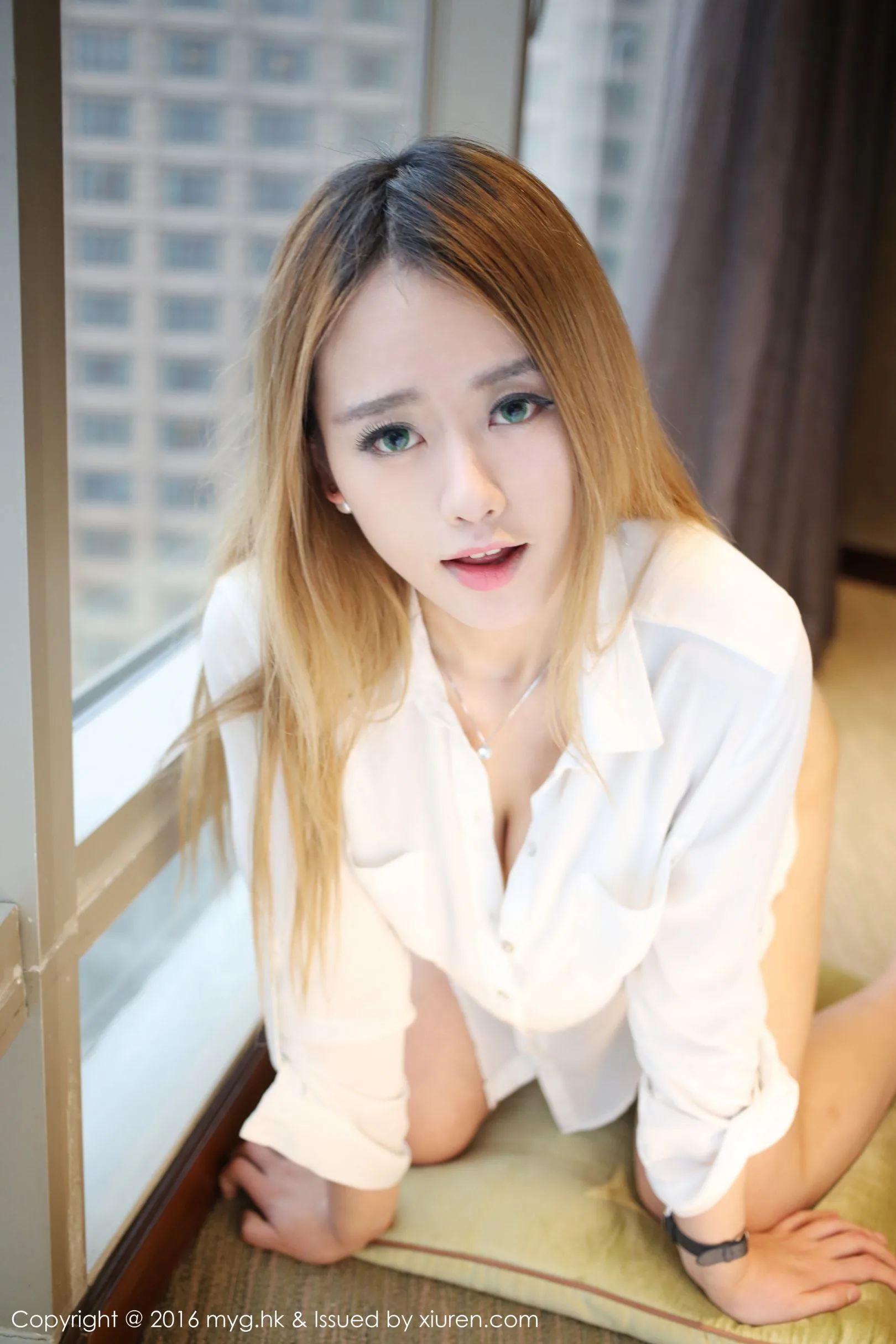[Bộ sưu tập ảnh người đẹp MyGirl] Tập 196 Yuli Huang Jiali - Sự quyến rũ của chiếc áo sơ mi trắng cỡ lớn - 5